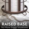 image:imageBROOKSTONE Toilet Paper Holder Stand Reserve  Free Standing Toilet Paper Stand with Storage that Holds Mega Rolls Standing Bathroom Tissue Organizer Bathroom Decor  Modern Storage Holder BlackBronze