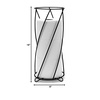 image:imageBROOKSTONE Toilet Paper Holder Stand Reserve  Free Standing Toilet Paper Stand with Storage that Holds Mega Rolls Standing Bathroom Tissue Organizer Bathroom Decor  Modern Storage Holder BlackMatte Black Spiral