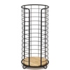 image:imageBROOKSTONE Toilet Paper Holder Stand Reserve  Free Standing Toilet Paper Stand with Storage that Holds Mega Rolls Standing Bathroom Tissue Organizer Bathroom Decor  Modern Storage Holder BlackBlackBamboo