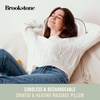 image:imageBrookstone  Heated Shiatsu Back Massager Pillow with Deep Kneading Nodes