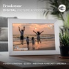 image:imageBrookstone 10 Inch WiFi Digital Picture Frame with Video Playback  32GB Smart Photo Frame Touchscreen Display Clock Calendar Weather Forecast Builtin Speaker  WhiteWhite