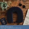 image:imageBrookstone Free Form Travel Pillow Lightweight Flexible Memory Foam PillowBlack