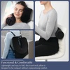 image:imageBrookstone Free Form Travel Pillow Lightweight Flexible Memory Foam PillowBlack