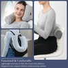 image:imageBrookstone Free Form Travel Pillow Lightweight Flexible Memory Foam PillowGrey