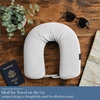 image:imageBrookstone Free Form Travel Pillow Lightweight Flexible Memory Foam PillowGrey