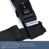 image:imageBrookstone Luggage Strap 2in1 TSAApproved Expandable StrapBlack