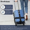 image:imageBrookstone Luggage Strap 2in1 TSAApproved Expandable StrapBlack
