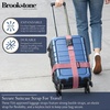 image:imageBrookstone Luggage Strap 2in1 TSAApproved Expandable StrapLilac Ice