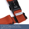 image:imageBrookstone Luggage Strap 2in1 TSAApproved Expandable StrapOrange