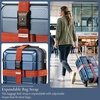 image:imageBrookstone Luggage Strap 2in1 TSAApproved Expandable StrapOrange