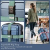 image:imageBrookstone Luggage Strap 2in1 TSAApproved Expandable StrapVintage Green