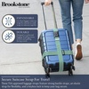 image:imageBrookstone Luggage Strap 2in1 TSAApproved Expandable StrapVintage Green