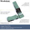 image:imageBrookstone Luggage Strap 2in1 TSAApproved Expandable StrapVintage Green