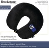 image:imageBrookstone Microbead Neck Pillow Soft Travel Pillow with Phone PocketBlack