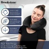 image:imageBrookstone Microbead Neck Pillow Soft Travel Pillow with Phone PocketBlack