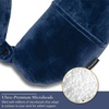 image:imageBrookstone Microbead Neck Pillow Soft Travel Pillow with Phone PocketBlue