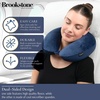 image:imageBrookstone Microbead Neck Pillow Soft Travel Pillow with Phone PocketBlue