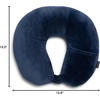 image:imageBrookstone Microbead Neck Pillow Soft Travel Pillow with Phone PocketBlue
