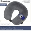image:imageBrookstone Microbead Neck Pillow Soft Travel Pillow with Phone PocketDark Grey