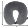 image:imageBrookstone Microbead Neck Pillow Soft Travel Pillow with Phone PocketDark Grey