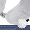 image:imageBrookstone Microbead Neck Pillow Soft Travel Pillow with Phone PocketGrey
