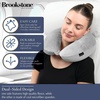 image:imageBrookstone Microbead Neck Pillow Soft Travel Pillow with Phone PocketGrey