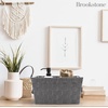 image:imageBrookstone Over the Toilet Tank Wicker Storage Basket Bathroom and Closet Organizers and Storage Bins with Fabric Liner Grey 2 Pack SetDark Grey