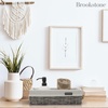 image:imageBrookstone Over the Toilet Tank Wicker Storage Basket Bathroom and Closet Organizers and Storage Bins with Fabric Liner Grey 2 Pack SetGrey Two Pack with Handles