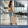 image:imageBrookstone Silicone Luggage Tags 2 Pack Steel Cable LoopKhaki