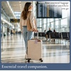 image:imageBrookstone Silicone Luggage Tags 2 Pack Steel Cable LoopLilac Ice