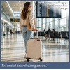 image:imageBrookstone Silicone Luggage Tags 2 Pack Steel Cable LoopSoft Pink