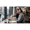 image:imageBrookstone Sound Shield ANC Wireless OverEar Headphones Bluetooth 53 WhitePink