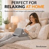 image:imageBrookstone Tablet Lap Cushion  Tablet and Phone Holder for Bed Flights and Travel Two Angled Memory Foam Lap Desk for Reading and Hands Free Viewing Compatible iPad and Kindle Accessories BlackGray