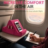image:imageBrookstone Tablet Lap Cushion  Tablet and Phone Holder for Bed Flights and Travel Two Angled Memory Foam Lap Desk for Reading and Hands Free Viewing Compatible iPad and Kindle Accessories BlackHot Pink