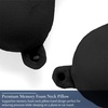 image:imageBrookstone Travel Neck Pillow  Lightweight UShaped Memory Foam Travel Pillow for Airplane Car Travels amp Sleeping BlackBlack