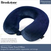 image:imageBrookstone Travel Neck Pillow  Lightweight UShaped Memory Foam Travel Pillow for Airplane Car Travels amp Sleeping BlackBlue