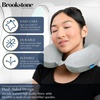 image:imageBrookstone Travel Neck Pillow  Lightweight UShaped Memory Foam Travel Pillow for Airplane Car Travels amp Sleeping BlackGrey