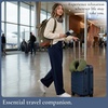 image:imageBrookstone Travel Neck Pillow  Lightweight UShaped Memory Foam Travel Pillow for Airplane Car Travels amp Sleeping BlackOlive
