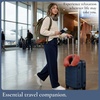 image:imageBrookstone Travel Neck Pillow  Lightweight UShaped Memory Foam Travel Pillow for Airplane Car Travels amp Sleeping BlackTerra Cotta