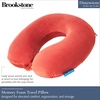 image:imageBrookstone Travel Neck Pillow  Lightweight UShaped Memory Foam Travel Pillow for Airplane Car Travels amp Sleeping BlackTerra Cotta