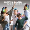 image:imageBrookstone Wireless Silent Disco Headphones Multicolor LED Lights Bluetooth 50 Up to 10 Hours of Playtime 4 Pack4 Pack