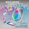 image:imageBrookstone Wireless Silent Disco Headphones Multicolor LED Lights Bluetooth 50 Up to 10 Hours of Playtime 4 Pack4 Pack