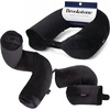 image:imageBrookstone Free Form Travel Pillow Lightweight Flexible Memory Foam PillowBlack