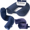 image:imageBrookstone Free Form Travel Pillow Lightweight Flexible Memory Foam PillowBlue