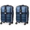 image:imageBrookstone Luggage Strap 2in1 TSAApproved Expandable StrapBlue