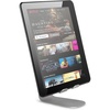 image:imageBrookstone Tablet Stand with Adjustable Angle Metalic Phone Holder Silicone Grips Hold Your EReader Securely Easy to Reach Charging Hole Minimalist Desk Stand