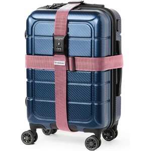 image:imageBrookstone Luggage Strap 2in1 TSAApproved Expandable StrapLilac Ice