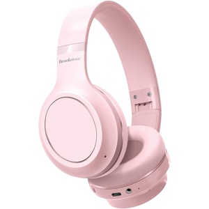 image:imageBrookstone Sound Shield ANC Wireless OverEar Headphones Bluetooth 53 WhitePink