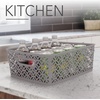 image:imageBROOKSTONE  2 Pack Large Storage Baskets with Handles Decorative Woven Pattern Versatile and Stylish Organizers for Home BPA Free Plastic Bins