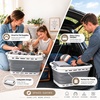 image:imageBROOKSTONE Collapsible Laundry Basket Set Modern Extra Large Collapsible Basket Set Comfort NonSlip Grip Handles Minimalist Space Saving Design Portable PopUp Hamper BPA FREE Dark Grey 2 PACKLight Grey